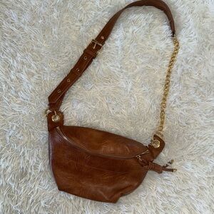 Leather crossbody